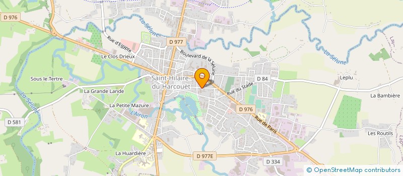 localisation de l'entreprise EN COULISSE  SAINT-HILAIRE-DU-HARCOUET