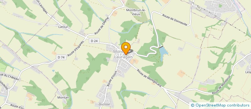 localisation de l'entreprise EN COURANT D'AIR  MONTBRUN-LAURAGAIS