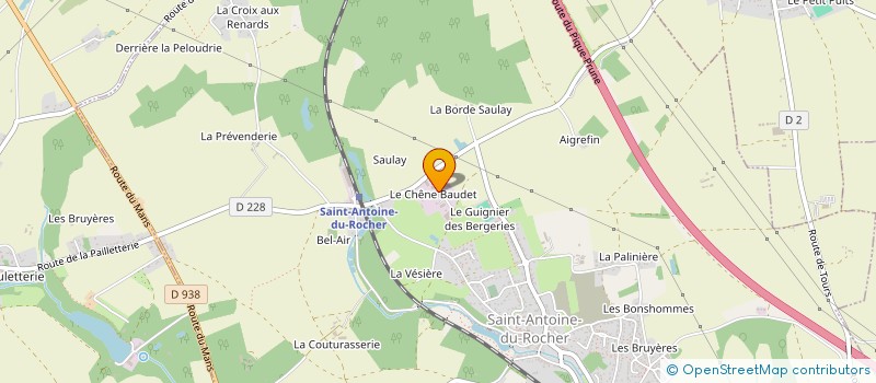 localisation de l'entreprise EN COURS DE FABRICATION  SAINT-ANTOINE-DU-ROCHER