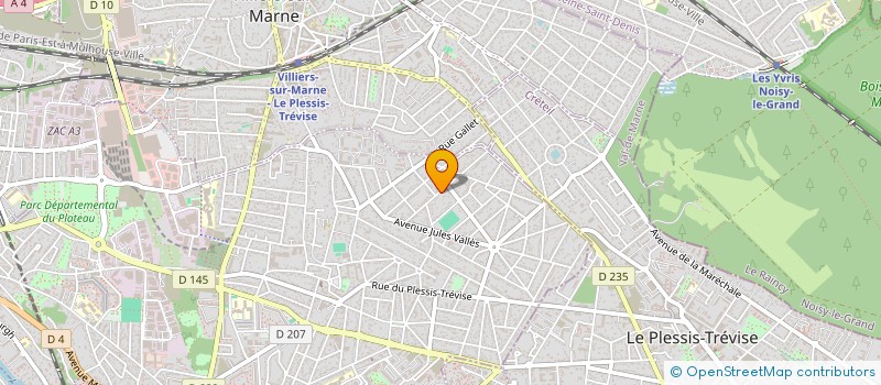 localisation de l'entreprise EN COURTS DE ROUTE  CHAMPIGNY-SUR-MARNE