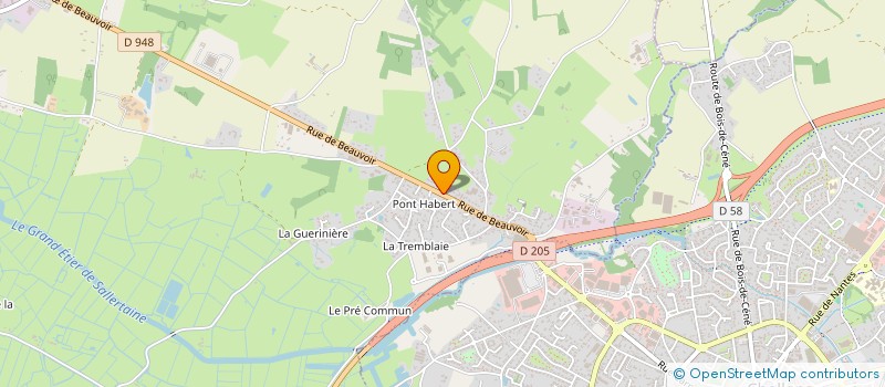 localisation de l'entreprise EN CREATION à SALLERTAINE