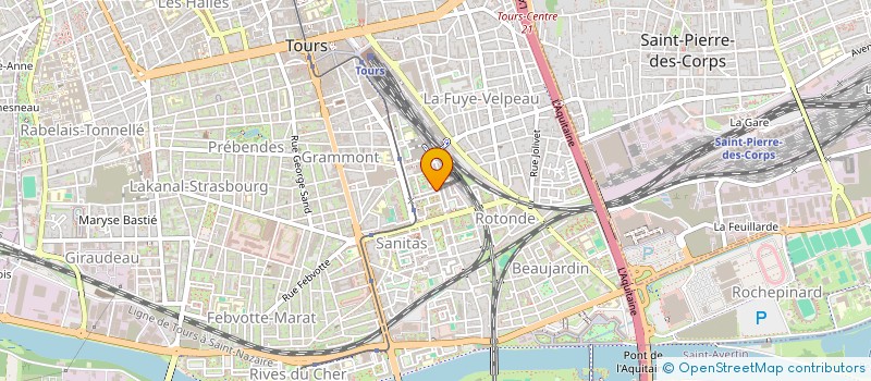 localisation de l'entreprise EN CREUX RECORDS à TOURS