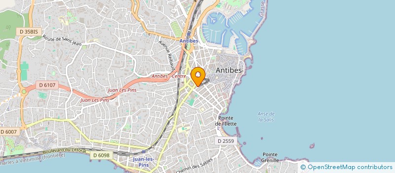 localisation de l'entreprise EN DESIGN à ANTIBES