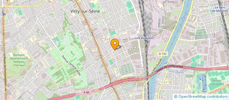 localisation de l'entreprise EN DIAN à VITRY-SUR-SEINE