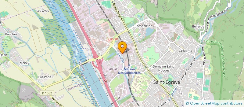 localisation de l'entreprise EN DIRECT D'ITALIE SAINT EGREVE à SAINT-EGREVE