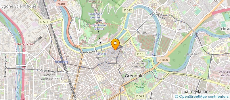 localisation de l'entreprise EN DIRECT D ITALIE SARL à GRENOBLE