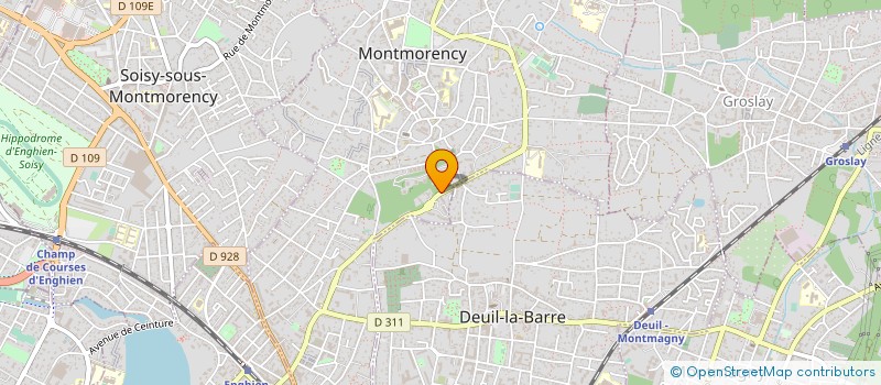 localisation de l'entreprise EN DROITS D'ENFANCE à MONTMORENCY