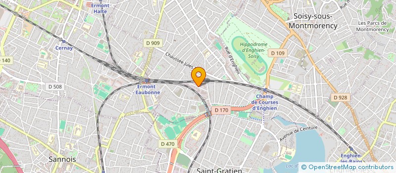 localisation de l'entreprise EN. ELEC à EAUBONNE