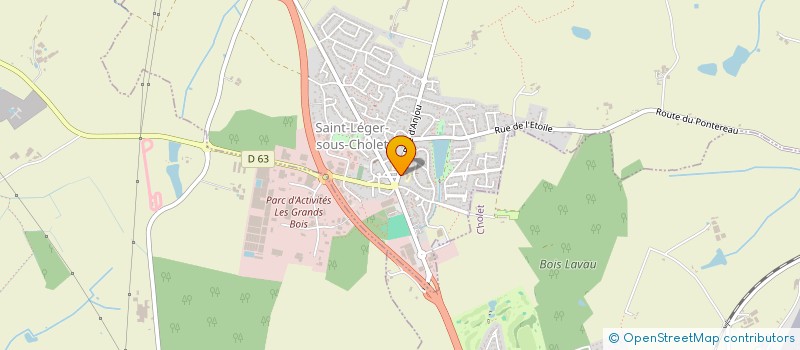 localisation de l'entreprise EN EQUILIBRE  SAINT-LEGER-SOUS-CHOLET