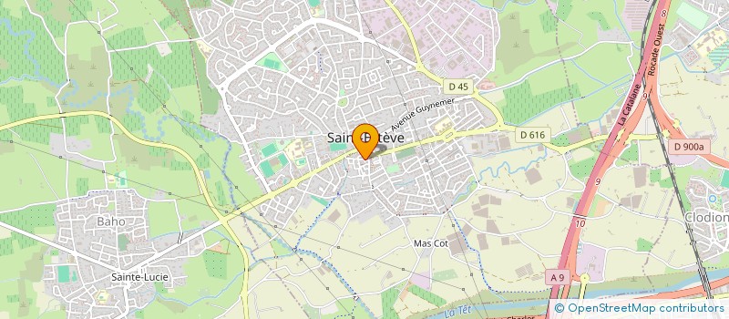 localisation de l'entreprise EN EQUILIBRE  SAINT-ESTEVE