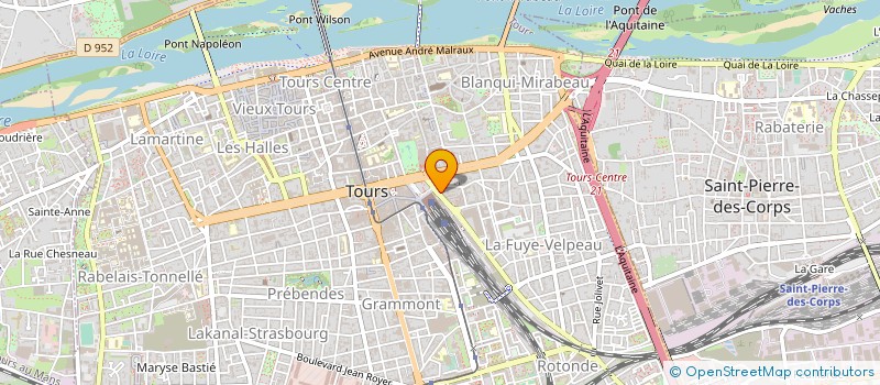 localisation de l'entreprise EN+ER+J à TOURS