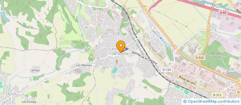 localisation de l'entreprise EN FACE  SAINT-ALBAN-DE-ROCHE