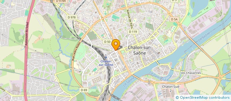 localisation de l'entreprise EN FAIM TRAITEUR à CHALON-SUR-SAONE