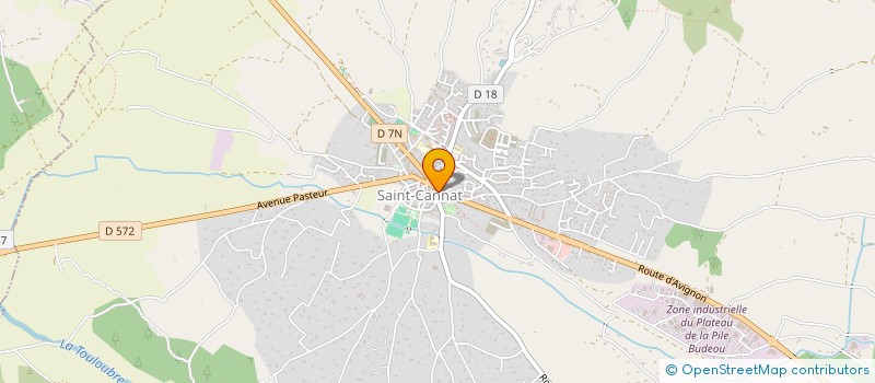 localisation de l'entreprise EN FORME  SAINT-CANNAT