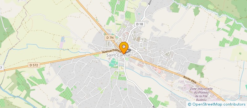 localisation de l'entreprise EN FORME DE CIRQUE  SAINT-CANNAT