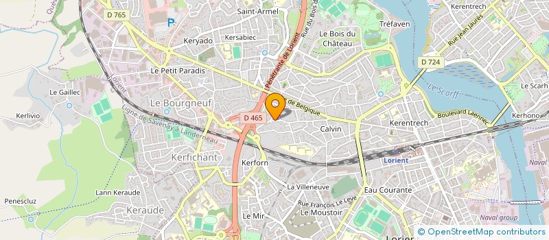 localisation de l'entreprise EN FORME DE LOTUS  LORIENT