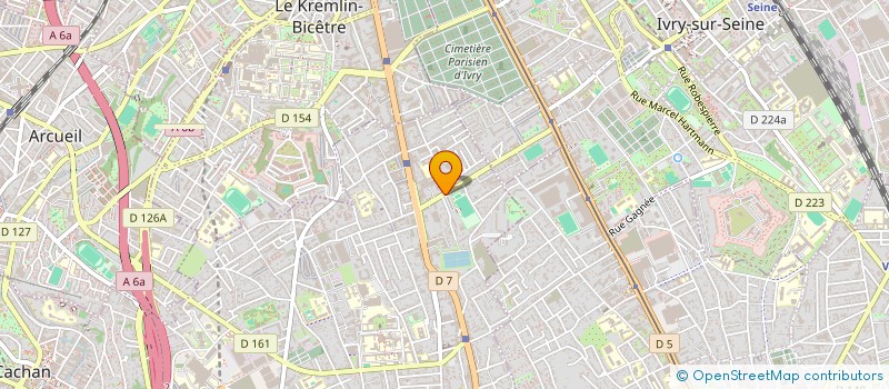 localisation de l'entreprise EN FRANCAIS DANS LE TEXTE à VILLEJUIF