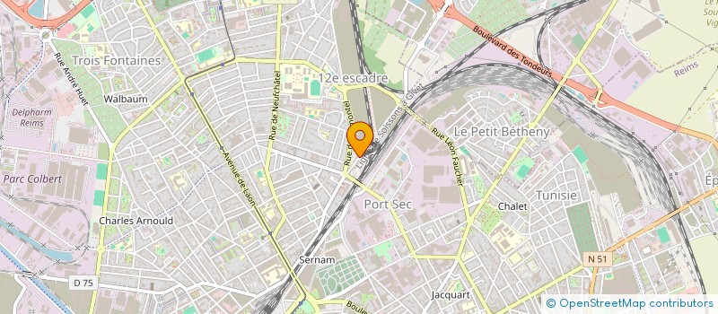 localisation de l'entreprise EN GARDE! RECORDS  REIMS