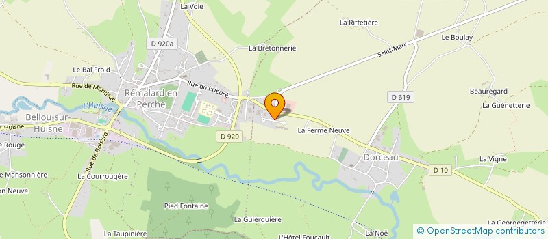 localisation de l'entreprise EN GARE - REMALARD à REMALARD-EN-PERCHE