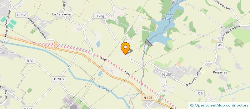 localisation de l'entreprise EN GINESTE  VERFEIL