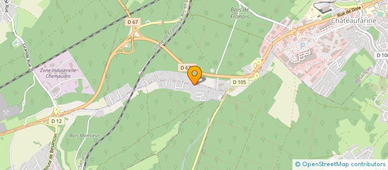 localisation de l'entreprise EN GRANDVAUX  GRANDFONTAINE