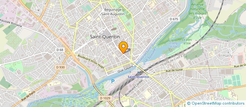 localisation de l'entreprise EN HARMONIE à SAINT-QUENTIN