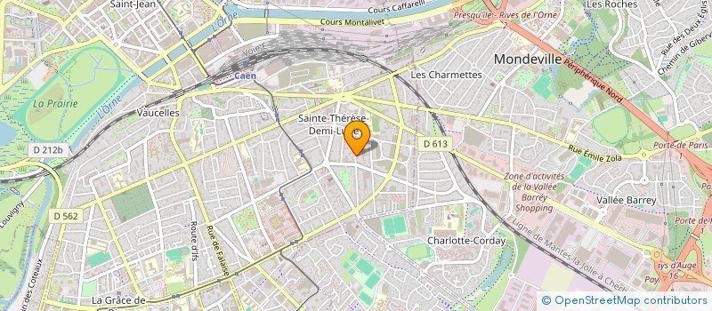 localisation de l'entreprise EN HERBE à CAEN
