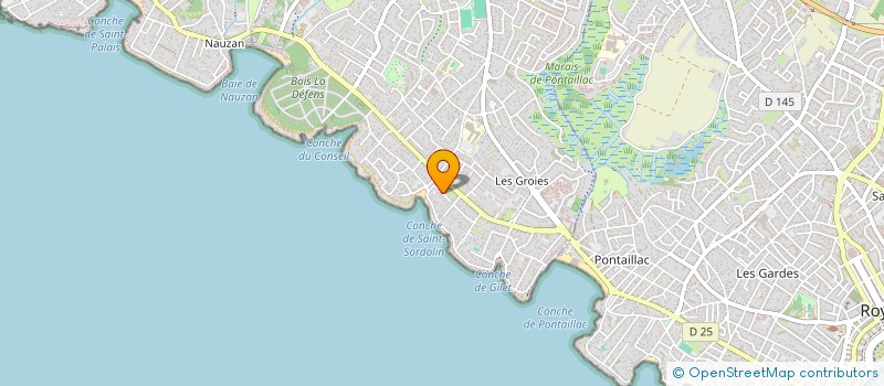 localisation de l'entreprise EN IMMOBILIER  VAUX-SUR-MER