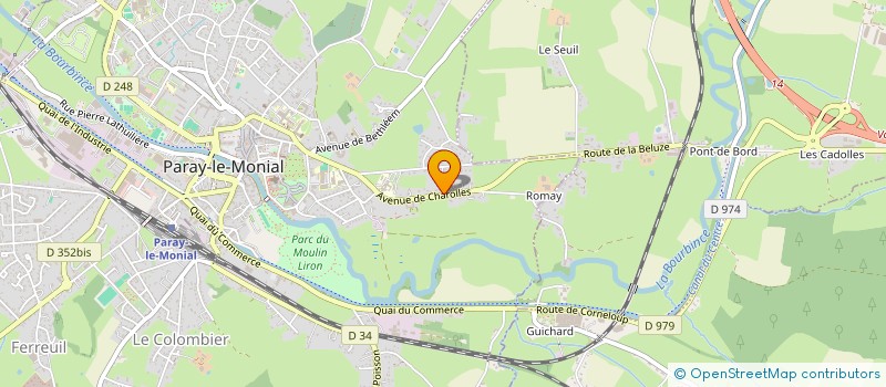 localisation de l'entreprise EN-JEUX à PARAY-LE-MONIAL