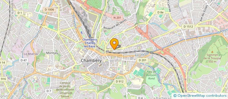 localisation de l'entreprise EN'JEUX COMMUNS 73  CHAMBERY