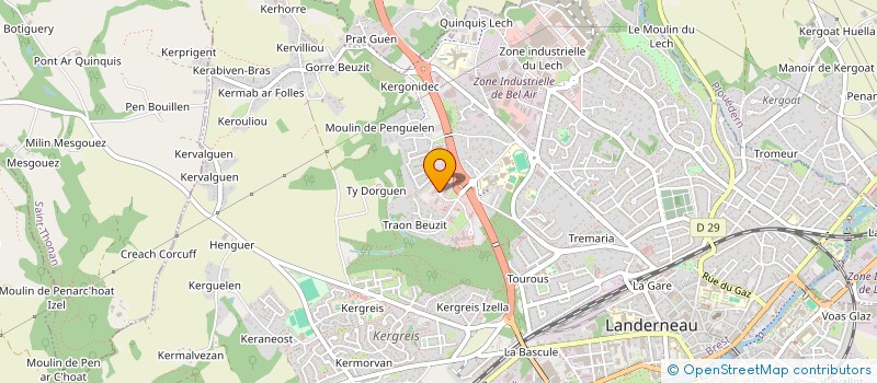 localisation de l'entreprise EN JEUX DE FORMATION à LANDERNEAU