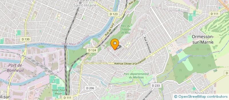 localisation de l'entreprise EN.K à CHENNEVIERES-SUR-MARNE