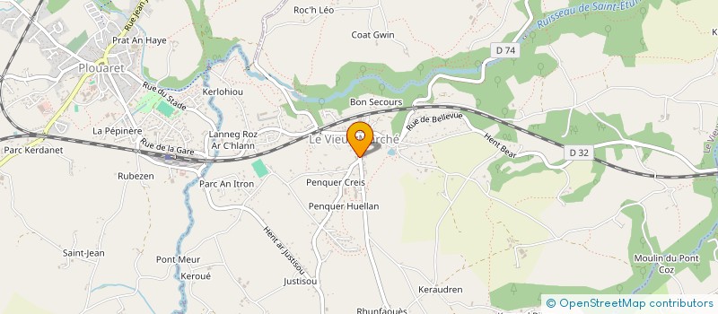 localisation de l'entreprise EN K D'BESOIN  LE VIEUX-MARCHE