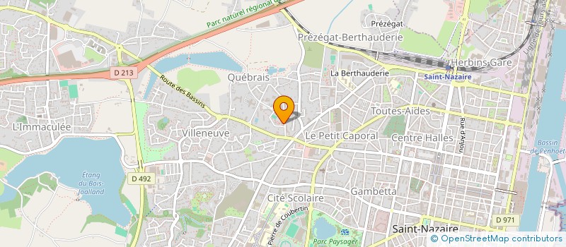localisation de l'entreprise EN-KA BATIMENT à SAINT-NAZAIRE