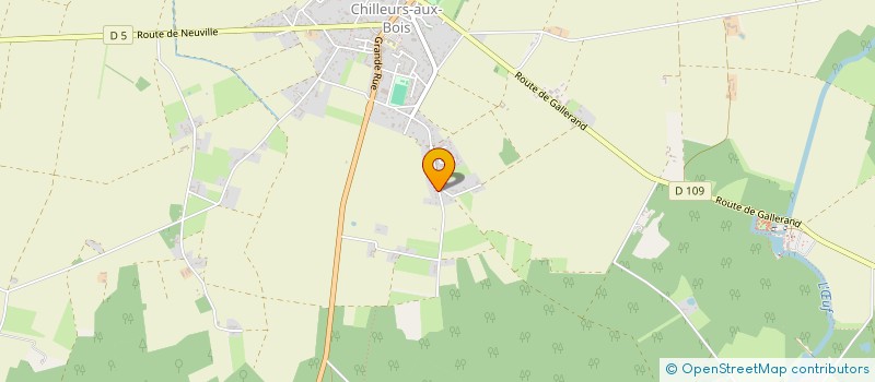 localisation de l'entreprise EN-KAL-INCENDIE à CHILLEURS-AUX-BOIS