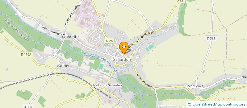 localisation de l'entreprise EN LIEN DIRECT à GALLARDON