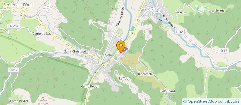 localisation de l'entreprise EN LIENS COUSERANS à SEIX