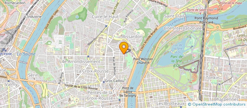 localisation de l'entreprise EN LIEUX ET PLACES à LYON