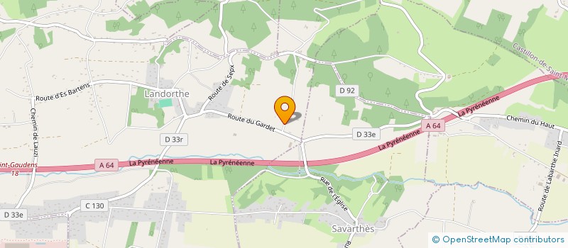 localisation de l'entreprise EN LO à LANDORTHE