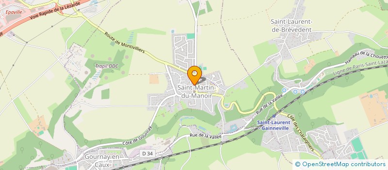 localisation de l'entreprise EN M'ELODIES  SAINT-MARTIN-DU-MANOIR