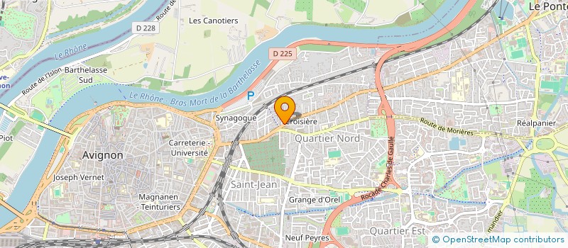 localisation de l'entreprise EN MAJUSCULE à AVIGNON