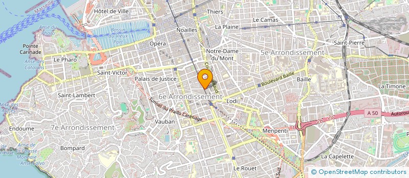 localisation de l'entreprise EN MAJUSCULE à MARSEILLE