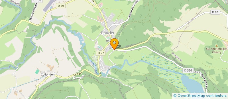 localisation de l'entreprise EN MALPAS  DOUCIER