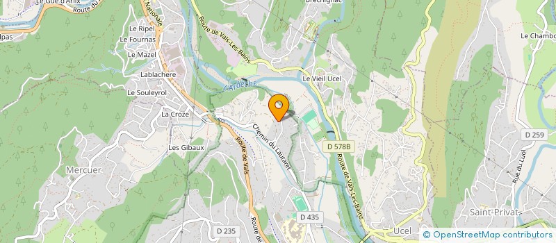 localisation de l'entreprise EN MARCHE AVEC MAELYS à AUBENAS
