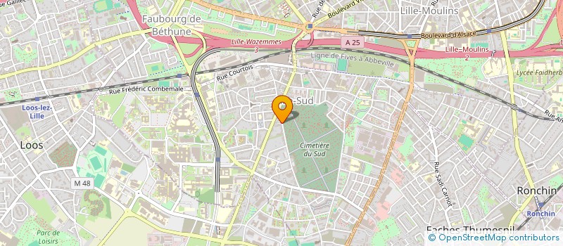 localisation de l'entreprise EN MARCHE AVEC VOUS à LILLE
