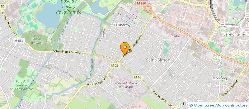 localisation de l'entreprise EN MATIERES DE DECO à TOULOUSE