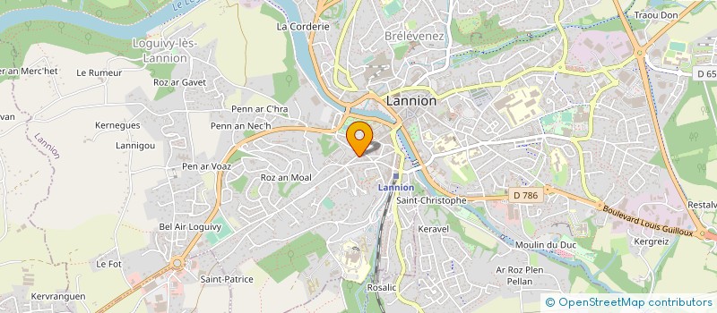 localisation de l'entreprise EN MESURE 22  LANNION