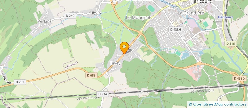 localisation de l'entreprise EN MOBYLETTE  HERICOURT