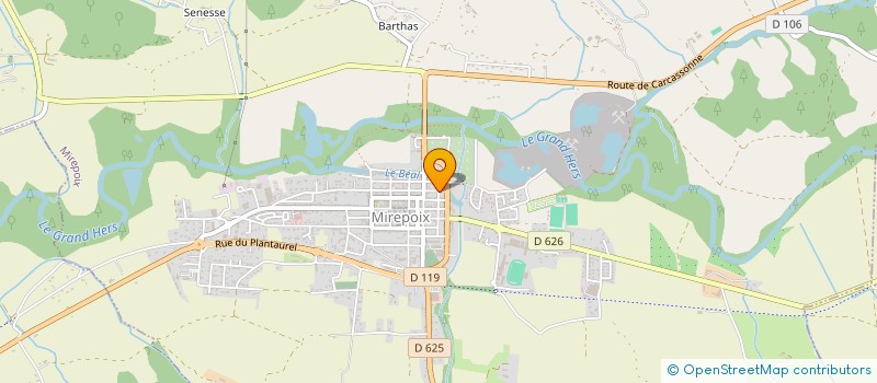 localisation de l'entreprise EN MOUVEMENT à MIREPOIX