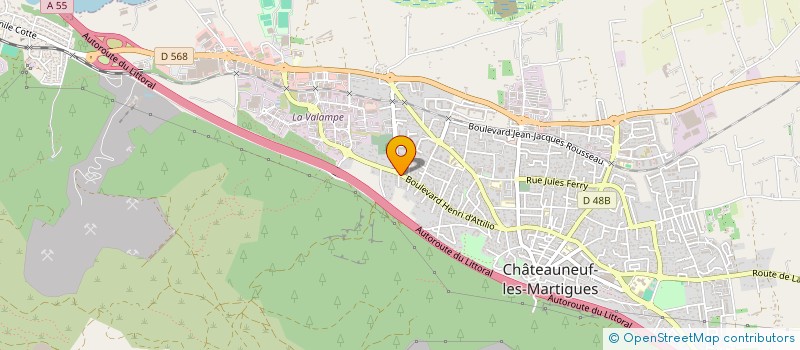 localisation de l'entreprise EN MOUVEMENT à CHATEAUNEUF-LES-MARTIGUES